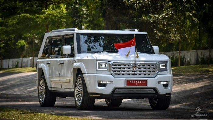 Maung Garuda buatan PT Pindad yang antarkan Presiden Prabowo ke Istana Negara