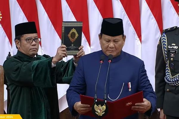 Resmi, Prabowo dan Gibran Jadi Presiden Ke-8 dan Wapres Ke-14